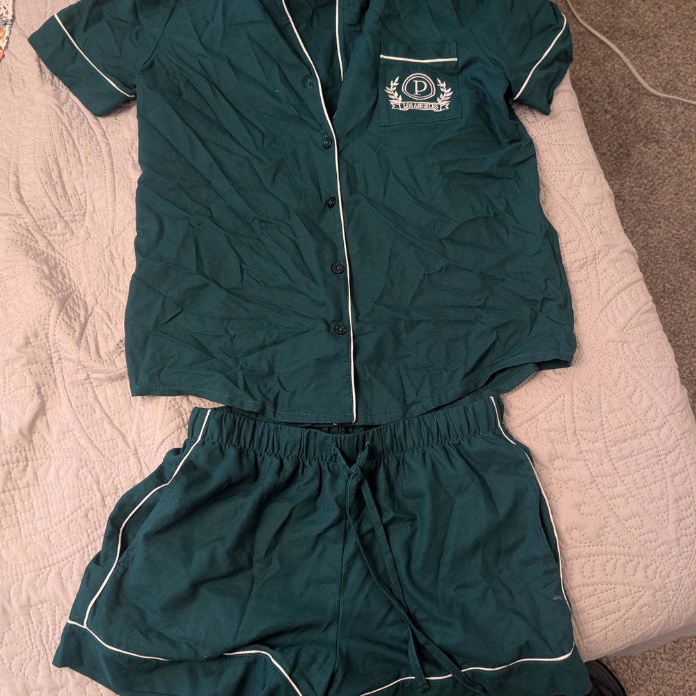 Green Pajama Set
